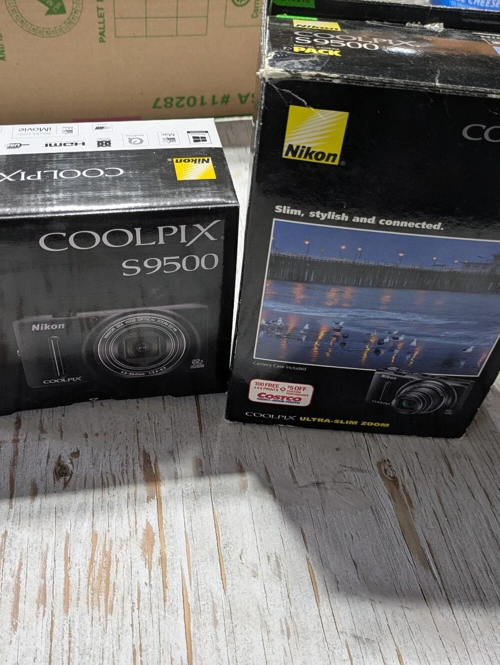 Nikon COOLPIX S9500 Compact Digital Camera Black Bundle